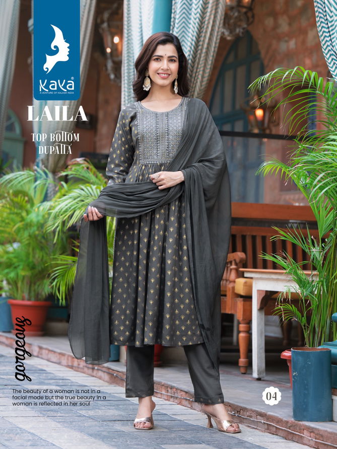 Kaya Laila Designer Readymade Suits Catalog
